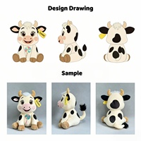 Peluche personnalisée de personnage de dragon pour la marque de mascotte, les produits de jeu et les cadeaux promotionnels, figurine de personnage personnalisée en peluche