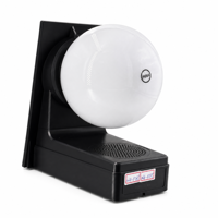 MLK-8785 Nueva Lámpara de Pared Exterior Moderna con Energía Solar, Altavoz de Música con Bombilla LED Doble