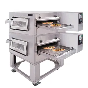 价格便宜的传送带披萨燃气烤箱/热风电动对流输送机披萨烤箱