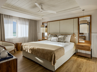 Prix d'usine – Cadre de lit en bois durable et personnalisé, ensemble de meubles d'hôtel modernes de luxe 3, 4, 5 étoiles pour chambres de resort