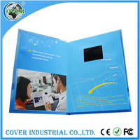 Brochure publicitaire vidéo LCD personnalisée Carte cadeau numérique pour invitation d'affaires Livre d'instructions Carte cadeau commerciale