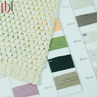 Factory Direct Sales Dihong High-Performance Double Twist 3NM High-Speed Dyed Fancy Polyester/Cotton Ribbon Yarn for Clothing