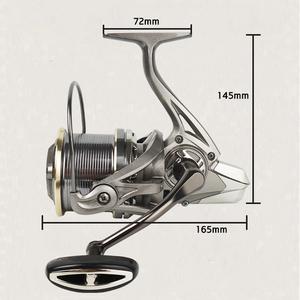Moulinet <span class=keywords><strong>de</strong></span> pêche spinning à longue portée, grande bobine 8000, pour <span class=keywords><strong>surfcasting</strong></span> en eau salée, robuste, pour la pêche en bord <span class=keywords><strong>de</strong></span> mer, en bateau et en océan - Product Image 5