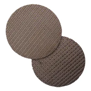 Disques de filtre à mailles frittés ronds en acier inoxydable 304 316