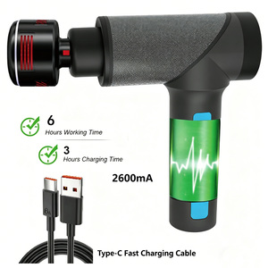 Pistolet de massage vibrant froid/chaud EMS de qualité médicale avec 10 têtes de massage et 5 niveaux de vitesse pour la relaxation musculaire et la récupération sportive - Product Image 3