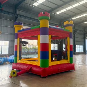 Mini château gonflable à blocs de construction, château gonflable à sauter en PVC de 0,55 mm avec souffleur - Product Image 3