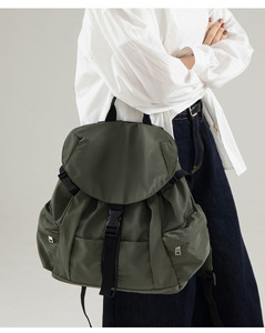 Korean Style Nylon Lightweight Versatile <b>Backpack</b> Women Large Capacity Multi Pocket High End Fashion Casual <b>Backpack</b> For Female - Product Image 5