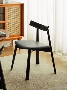 <span class=keywords><strong>Sillas</strong></span> y Taburetes <span class=keywords><strong>de</strong></span> Comedor Modernos <span class=keywords><strong>de</strong></span> Madera Maciza, Diseño Ecológico para Hogar, Oficina y Restaurante, Tapicería <span class=keywords><strong>de</strong></span> Cuero ZN 459 - Product Image 4
