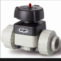 Válvula de Diafragma FIP CMUIMNC020P de 2 Vías Normalmente Cerrada con Revestimiento de EPDM de 0-10 Bares, de -40 °C a 200 °C