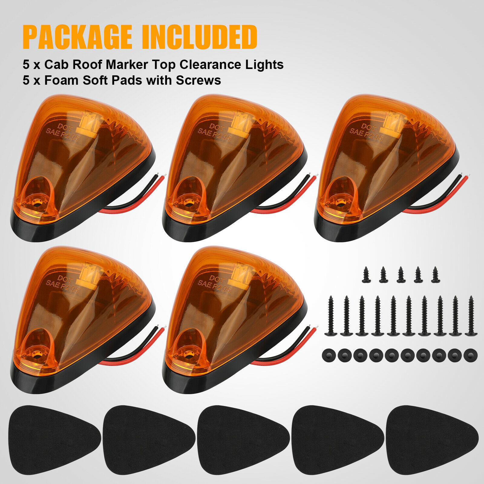 Lumière blanche avec la couverture ambre