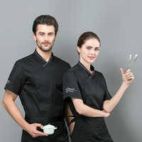 Uniforme de chef de cuisine de haute qualité avec logo, service personnalisé, uniformes de restaurant modernes