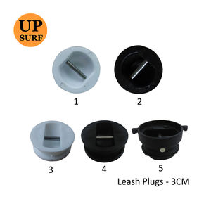 Boîte de laisse blanche/noire/prise 2.5/3CM bouchons de laisse de planche de surf - Product Image 2