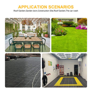 Yapay çim damlatma tahtası çatı bahçe sistemi bahçe veya spor alanı için plastik yeraltı tünel drenaj Mat - Product Image 6