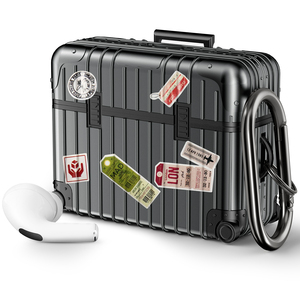 เคสซิลิโคนลายการ์ตูนโลโก้หรูหราสำหรับหูฟังไร้สาย ป้องกันรอยขีดข่วน สำหรับ Airpods 2  พร้อมเคสหนังสำหรับ Airpods Pro 2 - Product Image 1