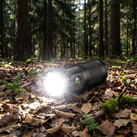 Tomsenda Lampe de poche LED étanche pour le camping en plein air, mini lampe de poche LED portable, lampe de poche en aluminium, torche rechargeable