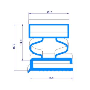 <span class=keywords><strong>Junta</strong></span> magnética para puerta de refrigerador Electra, sellador de puerta de <span class=keywords><strong>ducha</strong></span>, para congelador doble y arcón congelador - Product Image 4