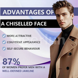 מסטיק קשיח לאימון קו הלסת וצמיחת שרירי הפנים בטעם אוכמניות, מסטיק כושר לגברים - Product Image 3