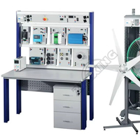 Sistem Pelatihan Generator Turbin Angin AC DC Load Stand-Alone Inverter Energi Terbarukan Perlengkapan Pengajaran Vokasional