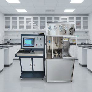 เครื่องทดสอบแรงดันน้ำแบบอัตโนมัติ ISO 1402 สำหรับสายยางแรงดันสูง ชุดประกอบสายยางยางและพลาสติก การทดสอบแรงดันน้ำ - Product Image 2