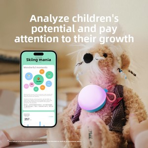 Haivivi BubblePal AI Poupée en peluche interactive courte Jouet de <span class=keywords><strong>chat</strong></span> intelligent pour enfants de 0 à 24 mois - Product Image 5