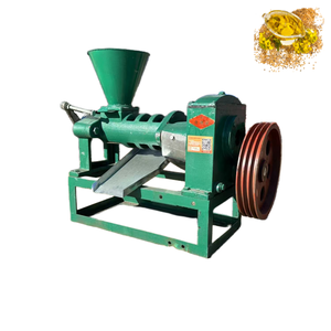 Semi Automatic Screw Oil Press Machine for Peanut Oil Extraction High Productivity Carbon Steel Construction Blue Frame - Product Image 2