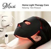 Masque facial 4D exfoliant 4 modes & 2000 mAh rechargeable, masque anti-âge 850 nm pour la réduction des rides et de l'acné, avec minuterie pour la maison et les voyages