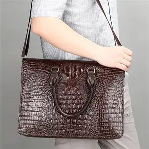 Новый продукт, деловая мужская сумка, оптовая продажа, модная сумка через плечо из искусственной кожи, портфель для ноутбука 14 дюймов