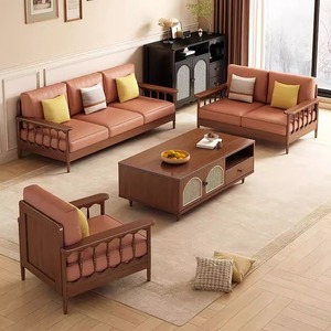 Mueble de <span class=keywords><strong>TV</strong></span> Moderno de Madera Maciza con Mesa de Centro para Sala de Estar, Apartamento Pequeño, Almacenamiento, 65 Pulgadas o Más, Muebles Nuevos de 2025 - Product Image 6