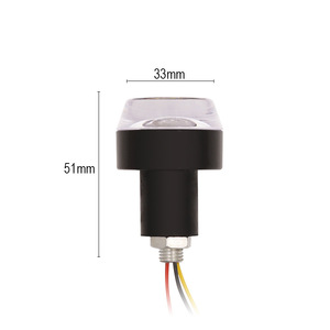 ไฟแต่งมอเตอร์ไซค์, ไฟแฮนด์, ไฟเลี้ยว, ไฟสองสีขาวและเหลือง, 12V - Product Image 4
