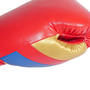 Guantes de Boxeo Rainbow Bundles de Piel Sintética PU, con Correas Personalizables, Diseño Vintage Japonés, Color Rosa Intenso, Autograph Sofa Kings - Product Image 5