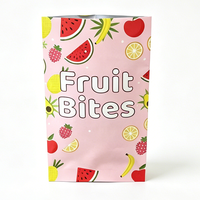 Sacs d'emballage composites MOPP/VMPET/PE de qualité alimentaire pour boulangerie, personnalisables avec logo imprimé, sachets à fermeture éclair pour gaufres et snacks, mm