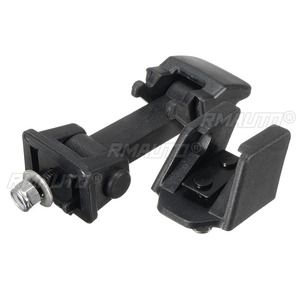 1 Set <b>Black</b> Hood Lock <b>Bracket</b> Latches Buckle Holder for Jeep/Wrangler 2007-2016 - Product Image 2