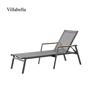 Ghế tắm nắng hồ bơi có thể điều chỉnh, đồ nội thất sân vườn, ghế dài bằng nhôm ngoài trời dành cho khách sạn - Product Image 6