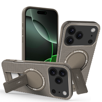 Coque de téléphone antichoc de luxe avec support magnétique pour voiture, texture fibre de carbone, pour Oppo Reno15 F/15 Pro 14 13 12/A6x/A5 3