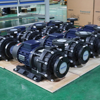 Pompe centrifuge chimique magnétique en plastique résistant aux acides et aux alcalis, pompe de dosage pour hypochlorite et acide sulfurique