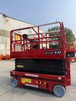 Plateforme de travail aérienne mobile à ciseaux autopropulsée entièrement électrique CE ISO 4m-18m, capacité de charge 227-450KG, 2.9m X