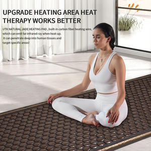 Tapis de yoga <span class=keywords><strong>chauffant</strong></span> en tourmaline, <span class=keywords><strong>matelas</strong></span> thermique pour canapé avec température réglable, antidérapant, coussin <span class=keywords><strong>chauffant</strong></span> électrique, idéal pour le yoga chaud - Product Image 4