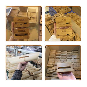 Bằng Gỗ làm Bằng tay Âm Nhạc Mini Âm Thanh Loa Di Động Điện Thoại Di Động Chủ - Product Image 4