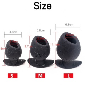 Kustom berongga Anal berongga spekulum vagina BDSM Enema mainan seks steker pantat untuk dewasa Gay pria Anal Expander dan Anus <span class=keywords><strong>Dilator</strong></span> - Product Image 3