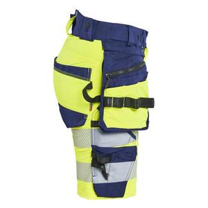 BLAKLADER - 702016483389C42 Short haute visibilité femme extensible dans les 4 sens Jaune haute visibilité/bleu marine-EAN 7330509928097 HI-VIS WORKWEAR - Product Image 5