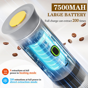 3in1 Function Travel USB Portable Espresso Maker Heat Extract <b>Coffee</b> Espresso Capsule <b>Coffee</b> <b>Machine</b> Recharge Portable Espresso - Product Image 3