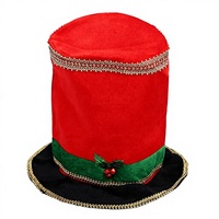 Sombrero de Copa Festivo con Decoraciones Extraíbles, Gorro de Playa 100% Plástico, para Invierno y Múltiples Ocasiones