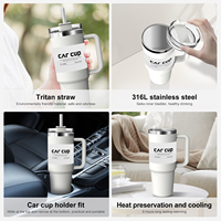 Vaso Térmico Personalizado de Acero Inoxidable |   Termo de 40 oz con Diseño de Orquídea Estilo Chino, Mantiene el Calor Durante 12 Horas, Portátil para Uso en Campamentos