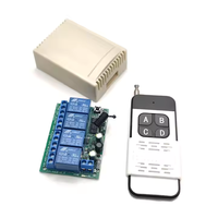 Module récepteur de relais 2 canaux universel sans fil 433 MHz AC 85V ~ 250V 110V 220V et télécommandes RF 433 MHz