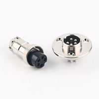 GX16 M16 Aviation Socket Plug Wire Panel Docking Connector 2/3/4/5/6/7/8/9/10 Pin Male Female DC Output