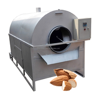 RVS Elektrische Verwarming Roerbakmachine Aangepaste Elektromagnetische Brandkool Voor De Verwerking Van Noten Korrels
