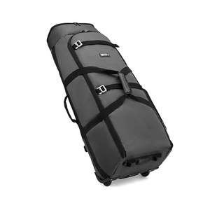 Unisex Water repellent Large capacity folding travel bag <b>backpack</b> <b>wheel</b> bag and boarding luggage golf club bag - Product Image 1