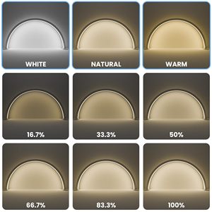 New 2025 U Hình LED Ánh Sáng Máy Tính Để Bàn Nail Đèn 48W Kim Cương Bling 750Mm Rhinestone Nửa Trăng Nail Bảng Đèn - Product Image 2