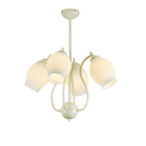 โคมไฟระย้าทรงหัวกระเทียมโปร่งแสงสไตล์โพสต์โมเดิร์น ดีไซน์สร้างสรรค์แบบวินเทจอังกฤษ สำหรับห้องนั่งเล่นและห้องรับประทานอาหาร - Product Image 2