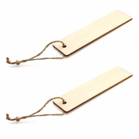 Marque-page en bois de style classique personnalisé en usine, artisanat fait main, impression numérique, corde en jute, pompon coloré pour étudiant